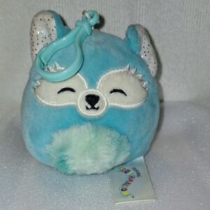 Squishmallows "Dabney" The Fox‎ Plush Keychain
